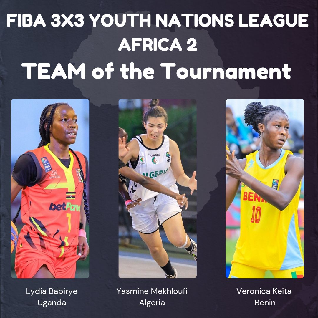 Uganda and Algeria stars named MVPs: Top Performers at FIBA 3×3 Youth Nations League