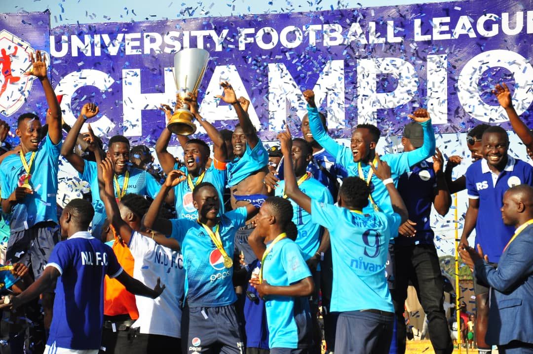 Previous winners of the University Football League 