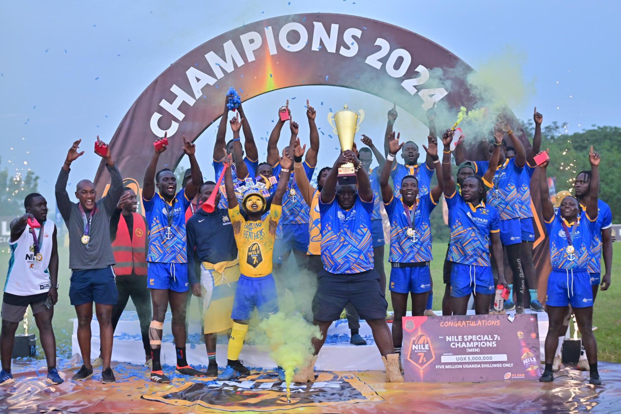 Heathens win the 2024 Nile Special 7s to complete the treble.