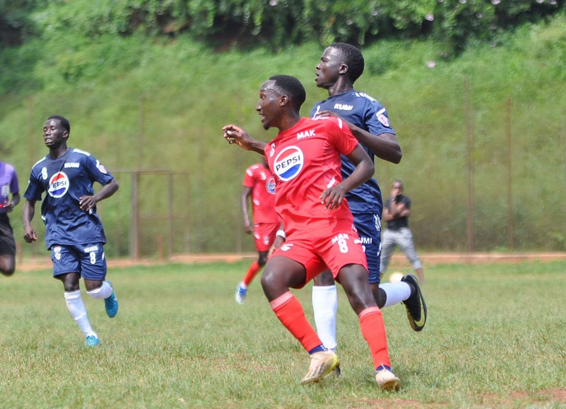 Makerere thrash Kumi at the Tear Gas Arena: University Football League