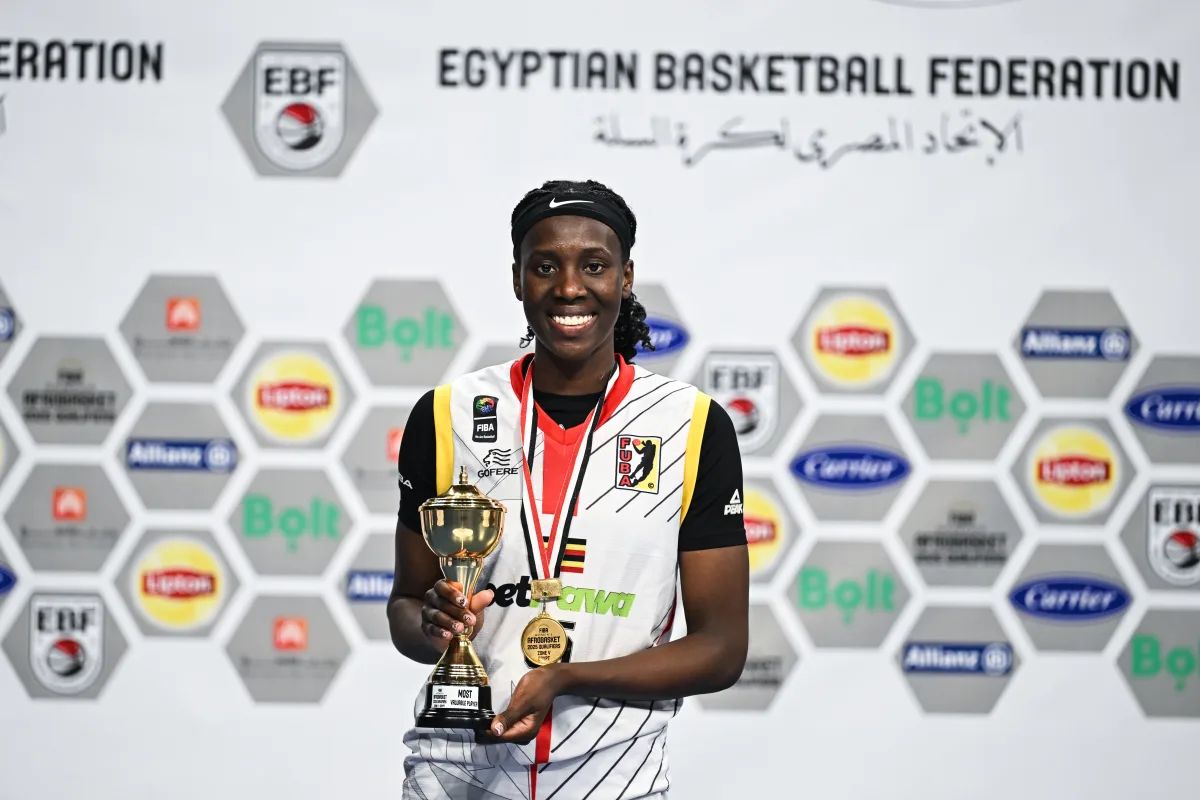 Uganda Gazelles Captain Jane Asinde named MVP: Afrobasket Qualifiers