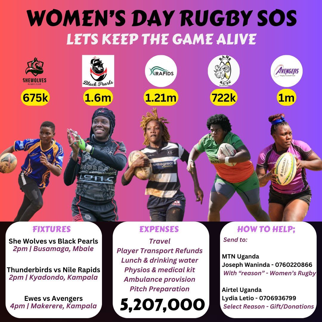 Rugby Women’s Teams make a cry for Help