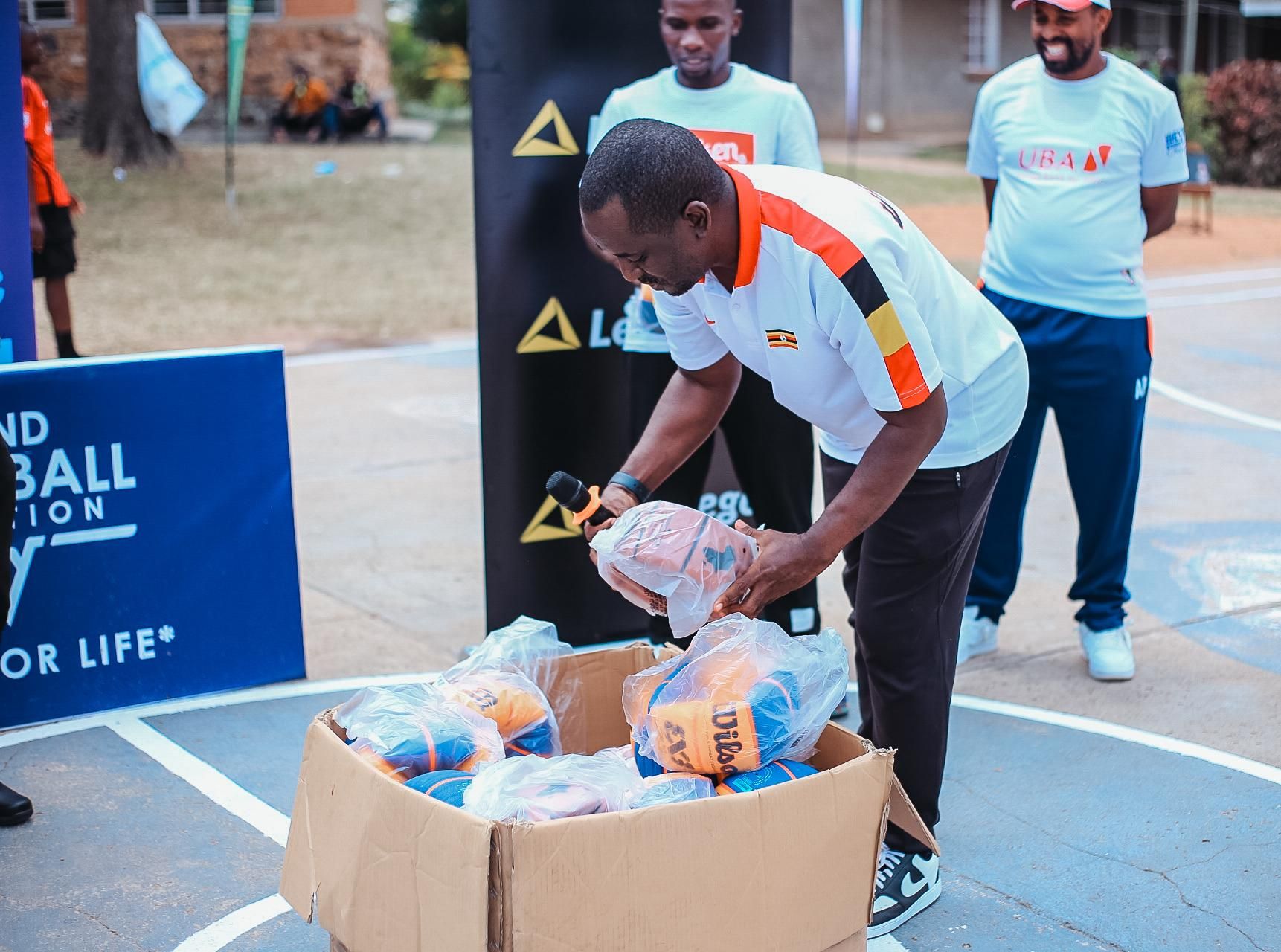 FUBA donates balls to JOVOC and Beyond Basketball Foundation